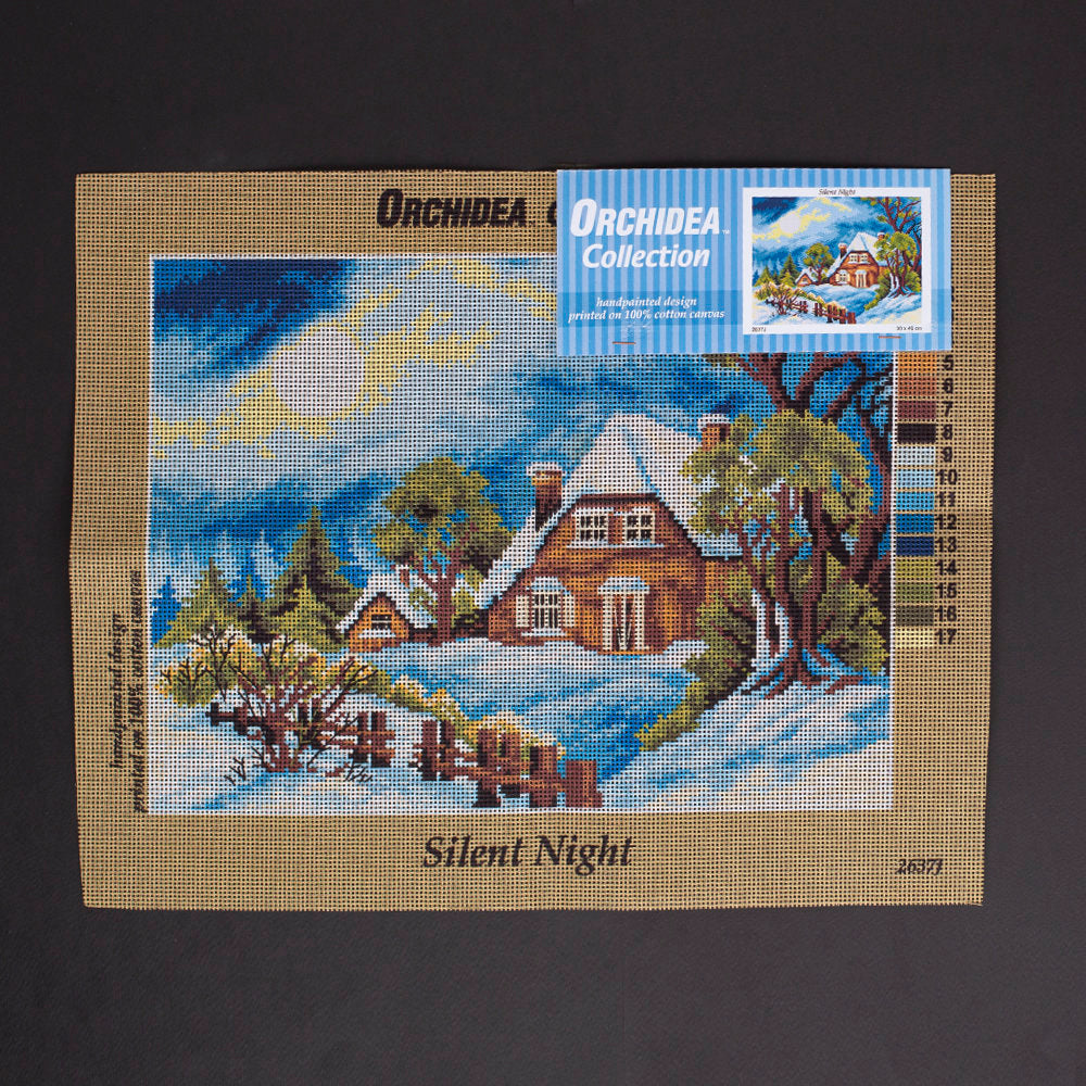 Orchidea 30x40cm Kış Baskılı Goblen - 2637J